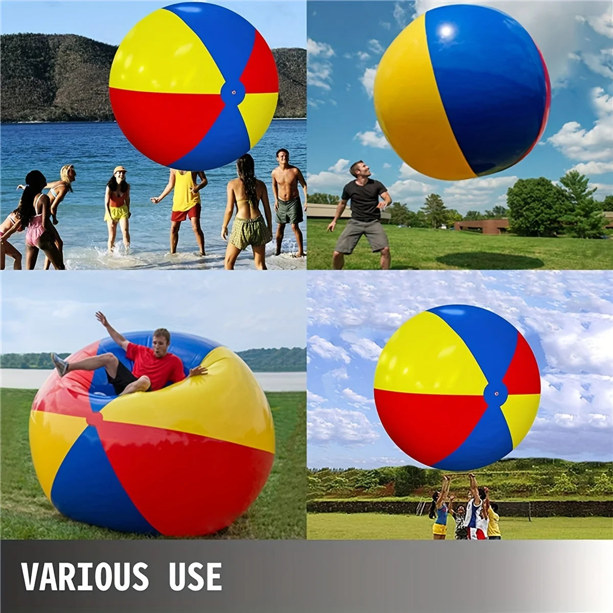 Gigantische Opblaasbare Speelbal Kinderen – Zwembad & Tuin 60–200cm