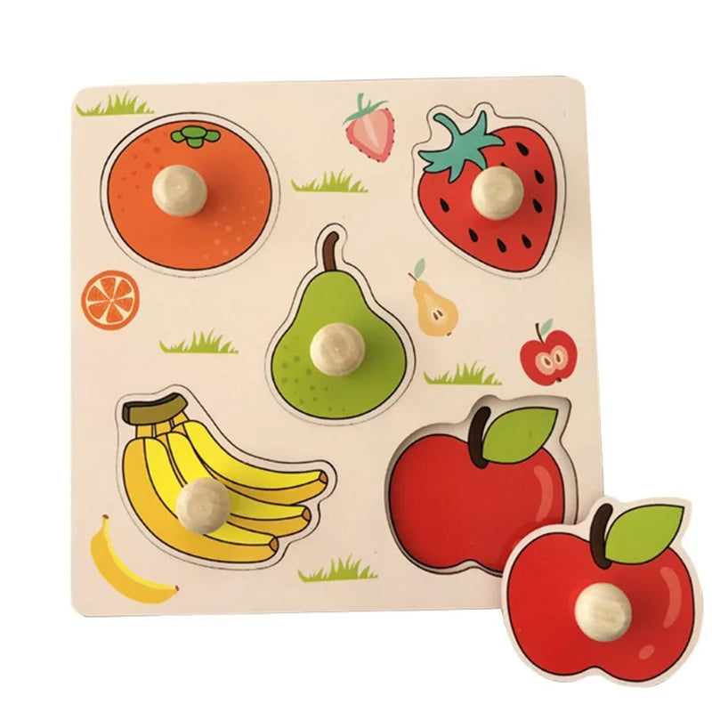 Montessori Houten Puzzel – Leren voor Baby’s & Peuters (1-4 jaar)
