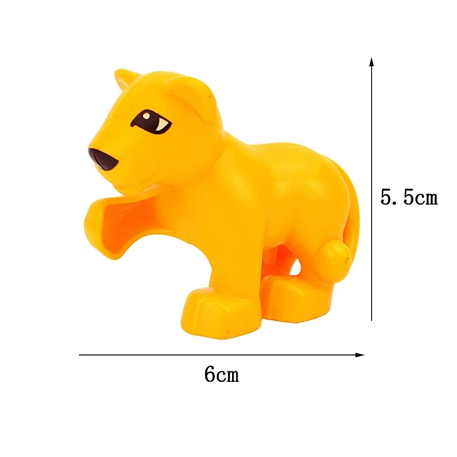 Dieren Bouwstenen Kind – 72x Grote Duplo Blokken Set (3+ Jaar)
