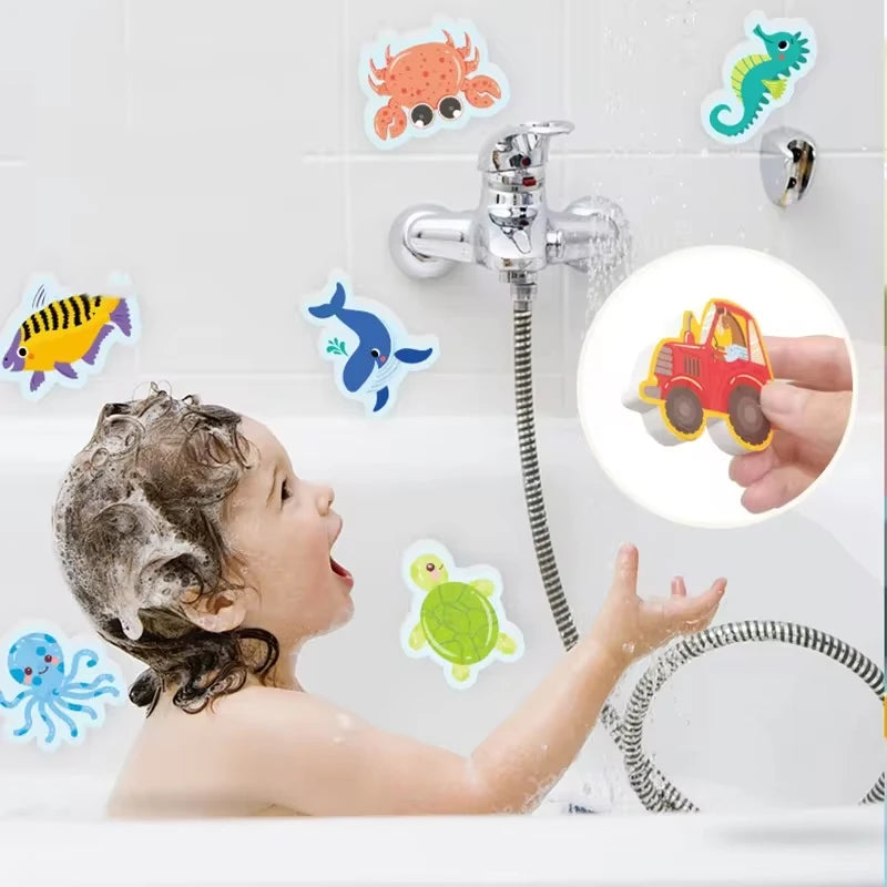 Schuimdier Badspeelgoed – Drijvende Dierenfiguren voor Baby & Peuter
