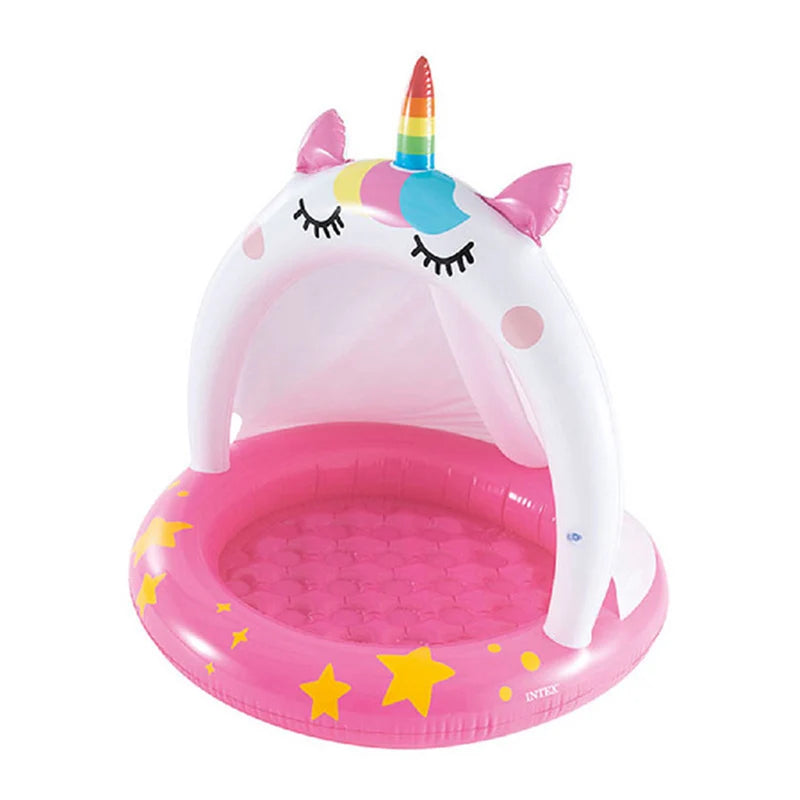 Opblaasbaar Babybadje Eenhoorn – Mini Zwembad 0–6 Jaar – PVC