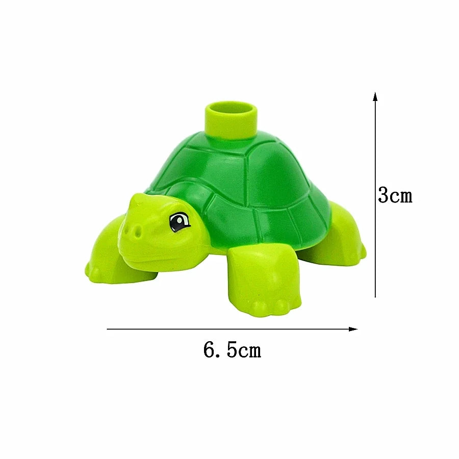 Dieren Bouwstenen Kind – 72x Grote Duplo Blokken Set (3+ Jaar)