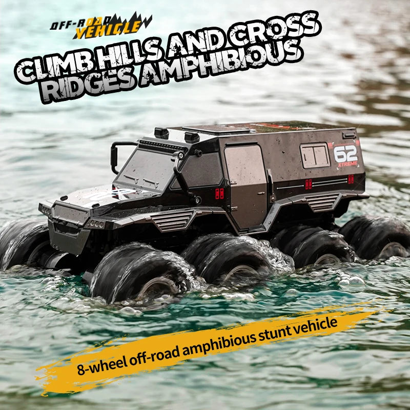 Waterdichte 8x8 RC Stuntauto – JJRC Q137 voor Kinderen (30 min)