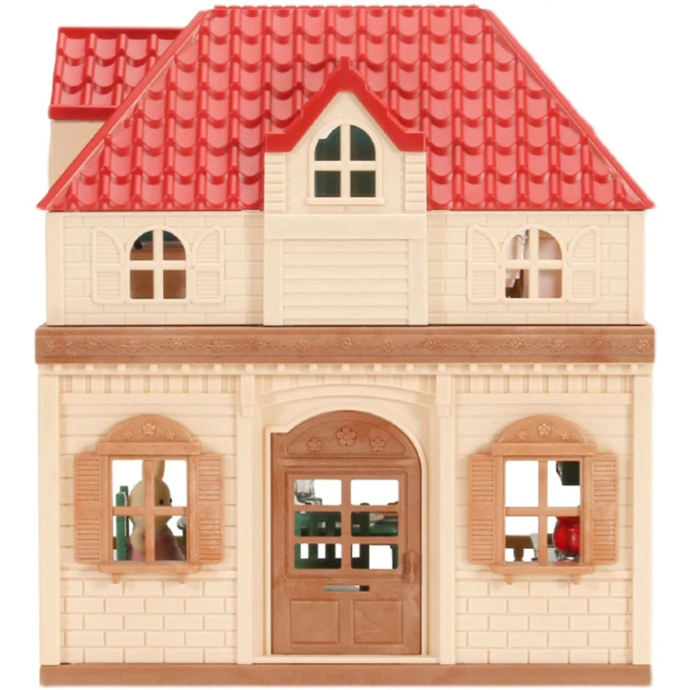 Bosfamilie Poppenhuis Keuken – 1:12 Miniatuurhuis met Meubels