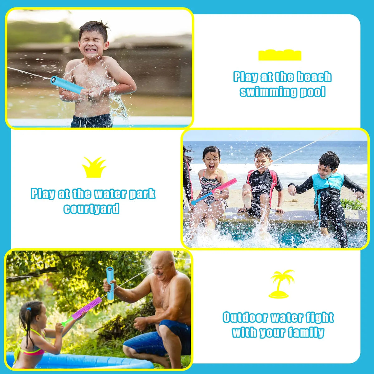 10x Waterpistool Kind – Zomer Speelgoed voor Buitengebruik & Waterpret