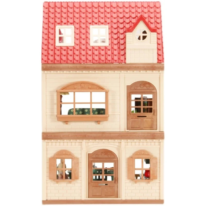 Bosfamilie Poppenhuis Keuken – 1:12 Miniatuurhuis met Meubels