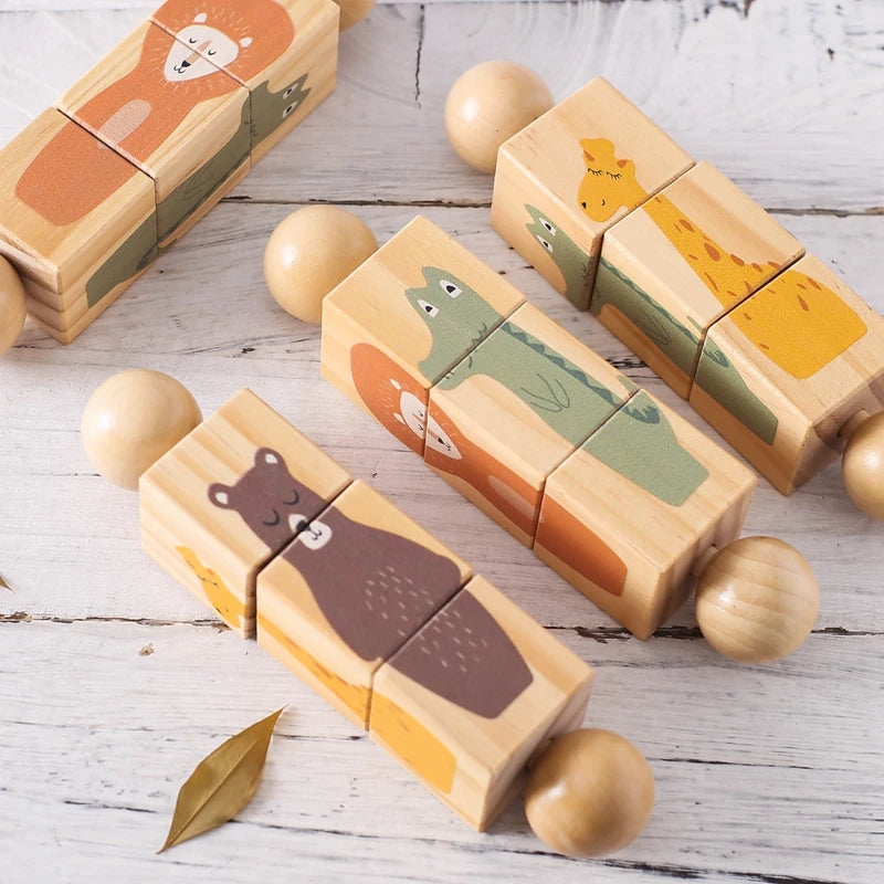 Houten Montessori Raket Speelgoed – Educatief & Creatief – 4+
