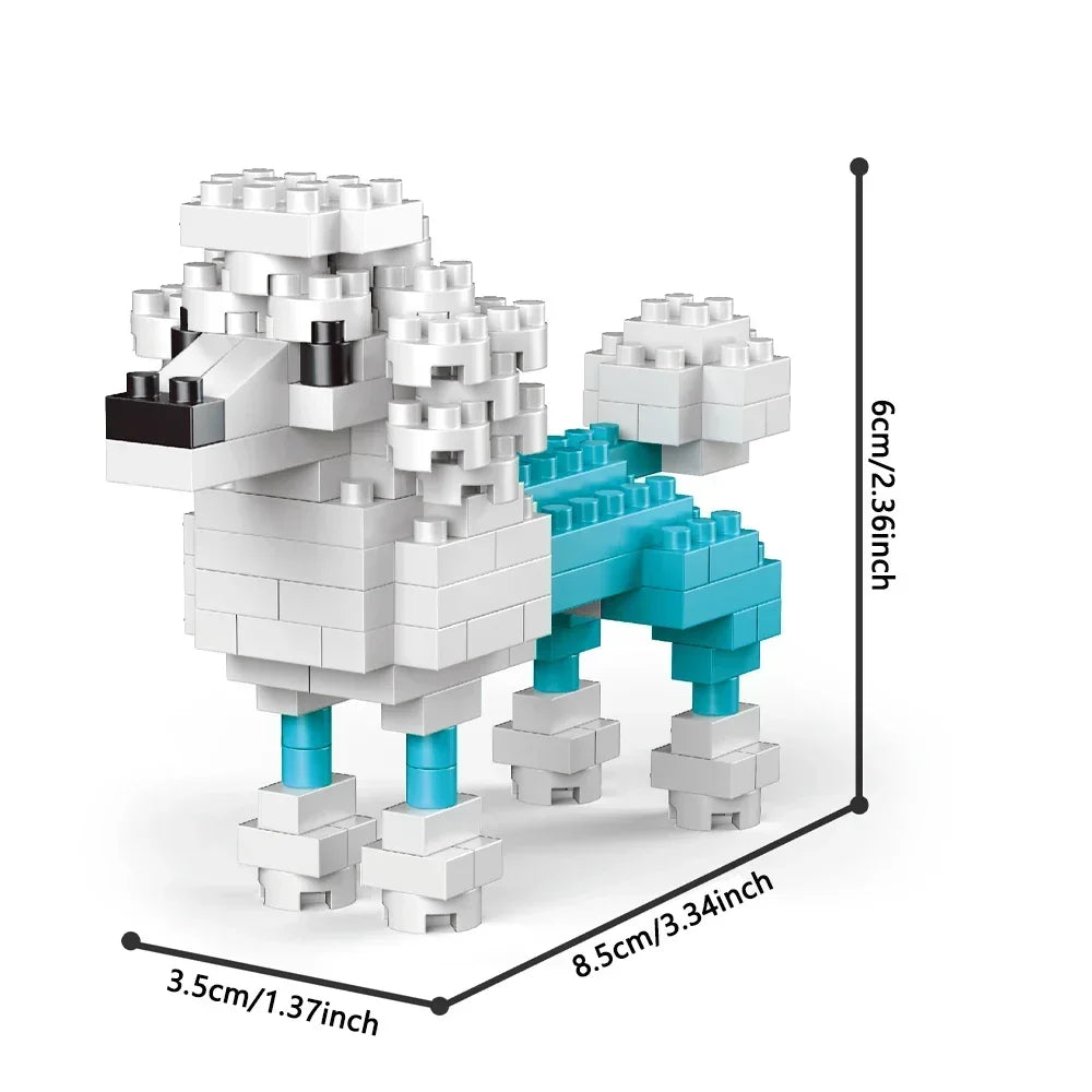 Mini Teckel Bouwset – Micro Hond Bouwstenen (14+ Jaar)