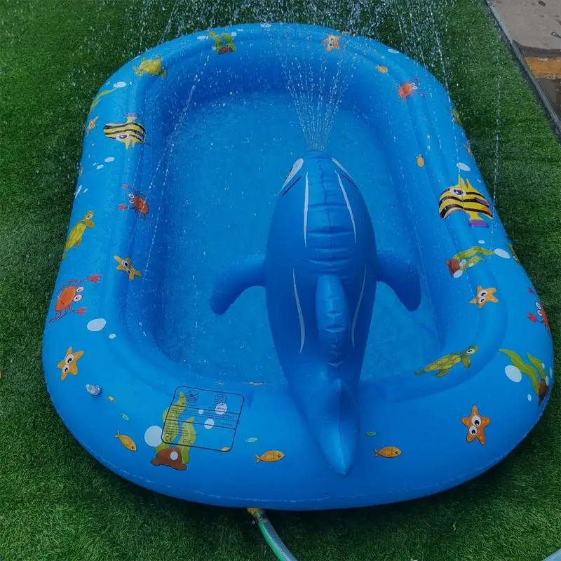 Opblaasbare Spuitmat Kinderen – Sproeibad Watermat 3+ Tuin