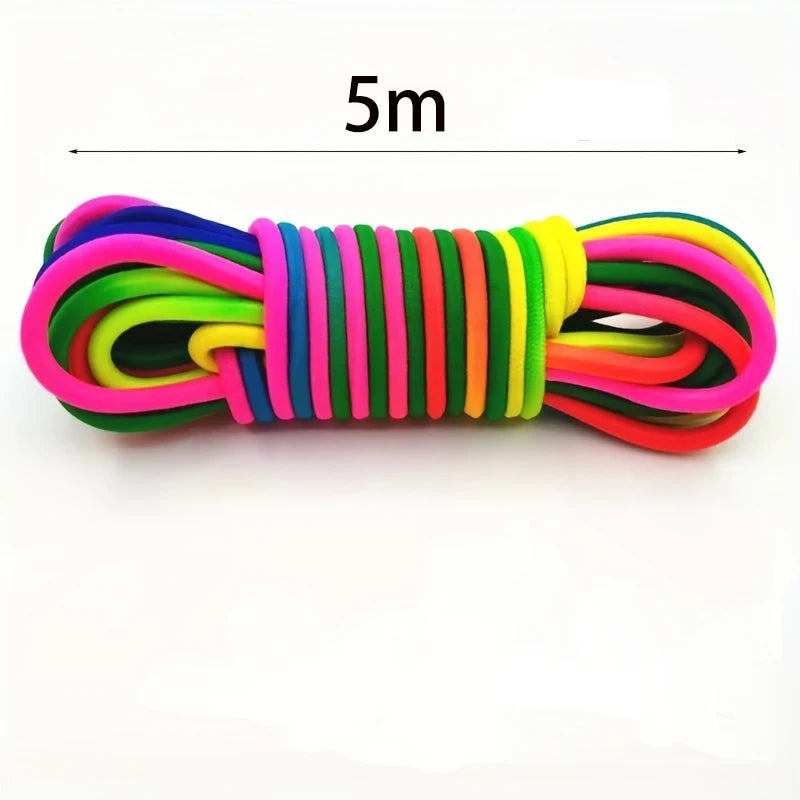 Rubberen Springband 5–10m – Klassiek Springtouw Speelgoed Kinderen