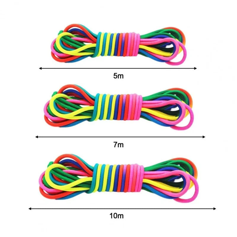 Rubberen Springband 5–10m – Klassiek Springtouw Speelgoed Kinderen